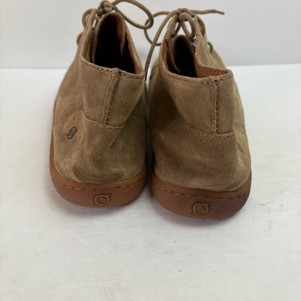 Born Chuka Boots Tan Brown Suede Leathef Lace-up Men’s size 11